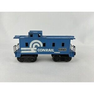 O Scale Blue Conrail Caboose 464748 - Bay Windows - Safety First -